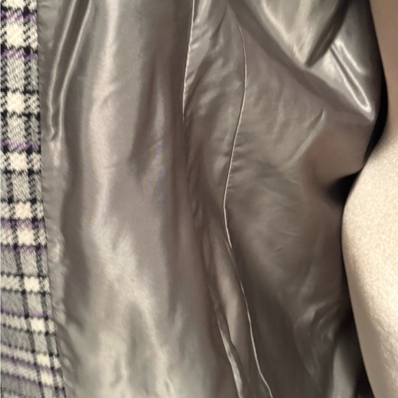 Sisley Wool Plaid Coat Size 38(xs) - Picture 9 of 10